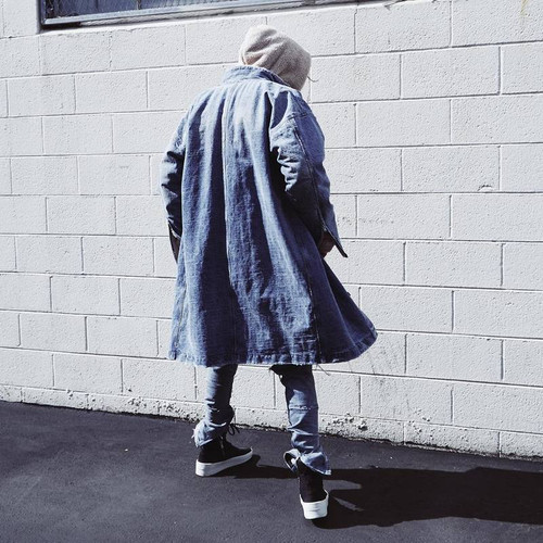 Streetwear Sherpa Cashmere Denim Jacket