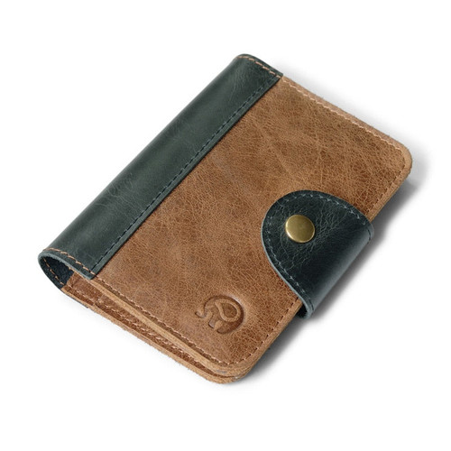 Genuine Leather Porte Carte Credit Business Card Minimalist Wallet