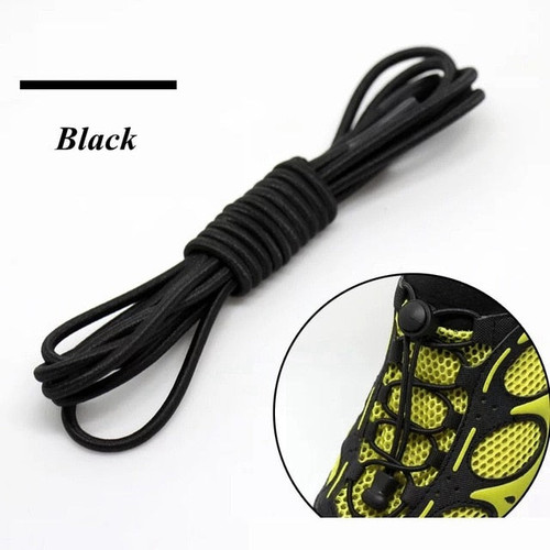 1Pair 23 colors Sneaker ShoeLaces Elastic No Tie Shoe Laces