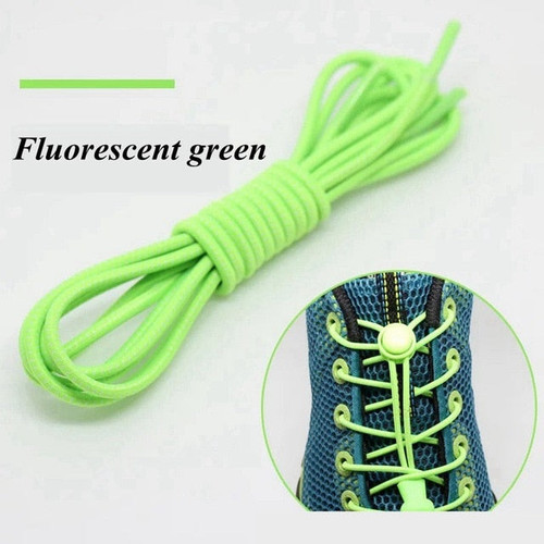 1Pair 23 colors Sneaker ShoeLaces Elastic No Tie Shoe Laces