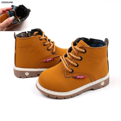 COZULMA Autumn Winter Toddler Kids Sneakers Girls Boys Shoes