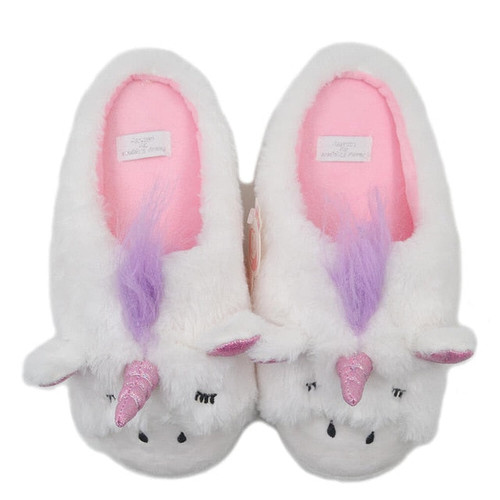 Millffy Unicorn Cozy Plush Shoes Woman Slippers