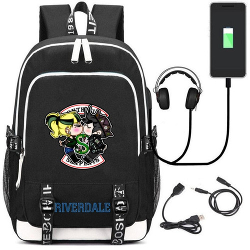 Riverdale South side serpents USB Charging Backpacks