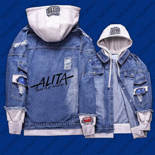 Alita Battle Angel Jeans hoodie