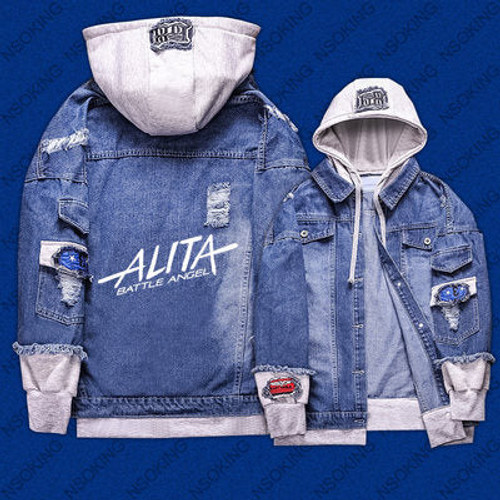 Alita Battle Angel Jeans hoodie