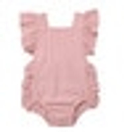 New Stylish Baby Girl Ruffle Bodysuit Solid Short Swing Sleeve Infant Jumpsuit Outfit Sunsuit Summer Princess Girl Hot Bodysuit