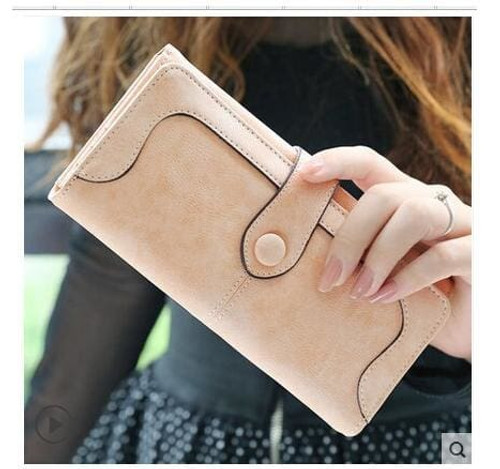 Nubuck Leather Women Wallets Female Fashion Zipper Small Wallet Women Short Coin Purse Holders Retro