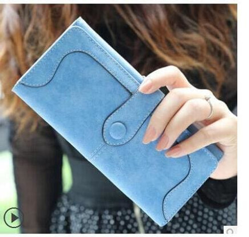 Nubuck Leather Women Wallets Female Fashion Zipper Small Wallet Women Short Coin Purse Holders Retro