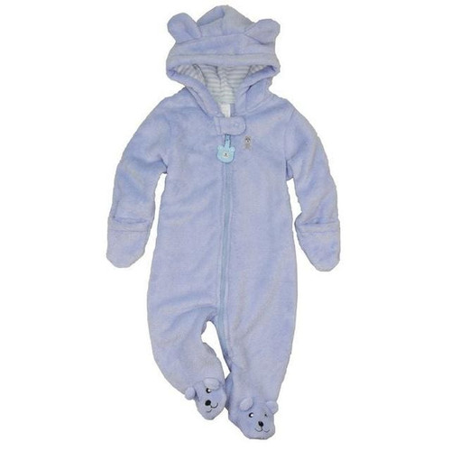 Autumn Winter  Baby Rompers Bear style baby coral fleece  brand  Hoodies Jumpsuit baby girls boys