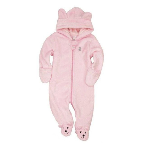Autumn Winter  Baby Rompers Bear style baby coral fleece  brand  Hoodies Jumpsuit baby girls boys