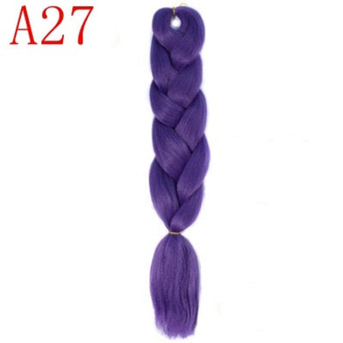 24inch Ombre Synthetic Crochet Hair Extensions Braids