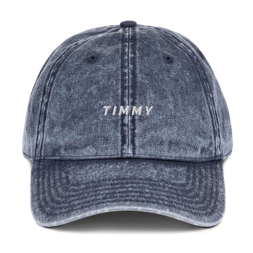 Timmy Vintage Cotton Twill Cap