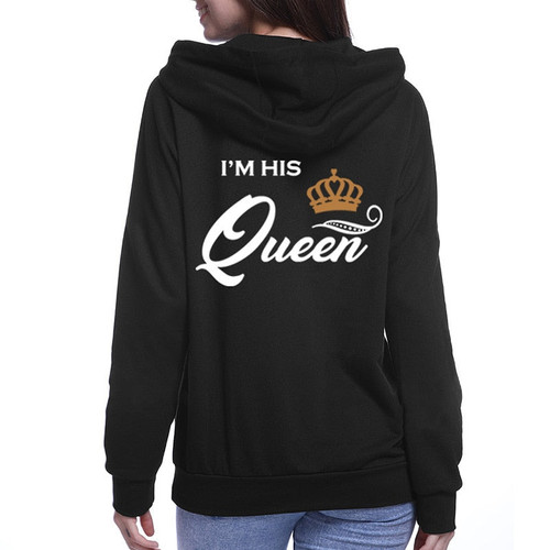 Queen and King Hoodies Couples Hoodies for Women and Men