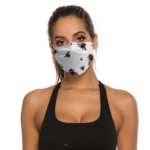 Customizable Face Masks Dust Mask with Filter Element, Multiple Spare Filter Cartridges