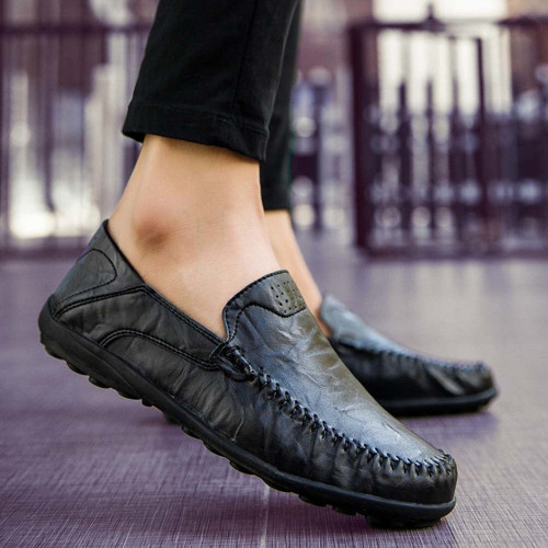 Soft Leather Loafer Moccasins