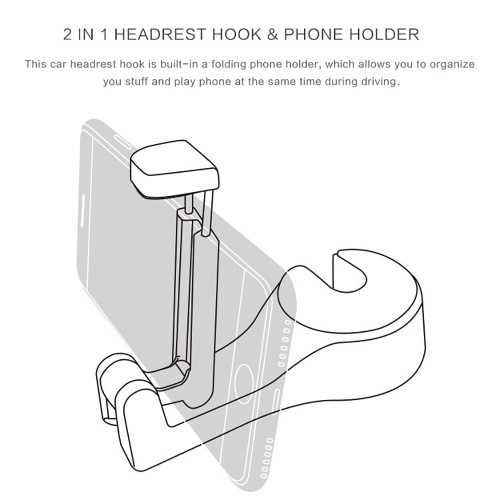 Hirundo Car Headrest Hook