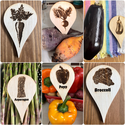 Laser Cut Garden Markers