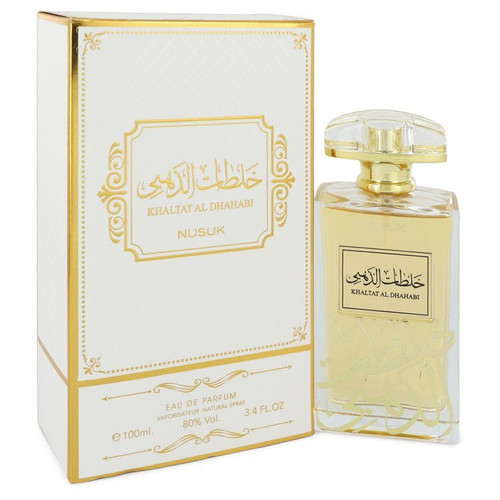 Khaltat Al Dhahabi by Nusuk Eau De Parfum Spray (Unisex) 3.4 oz (Men)