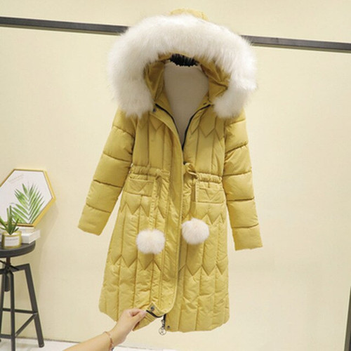 2020 New Winter Fur Hooded Parka Coat