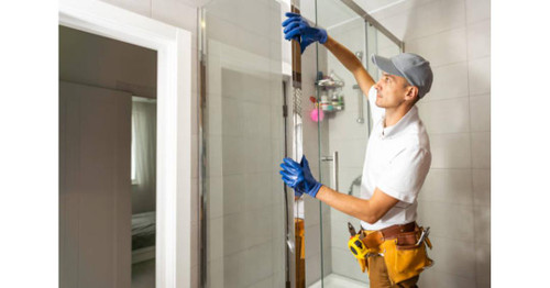 Stock Shower Door Installation