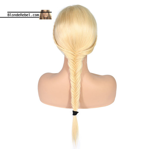 Cecelia (Silky Straight 613 Blonde 100% Remy Human Hair 13x3 LF Wig 8"-20" Avail.)