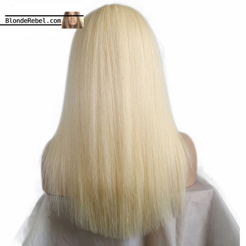 Becky II (Silky Straight Blonde 100% Remy Human Hair 13x3 LF Wig, 10"-24" Avail.)