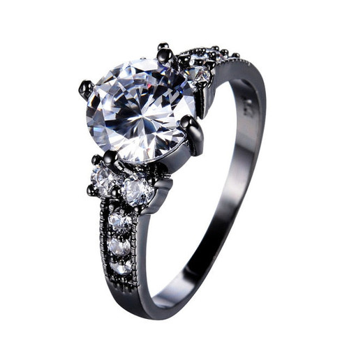 Royal Crystal Dark Ring