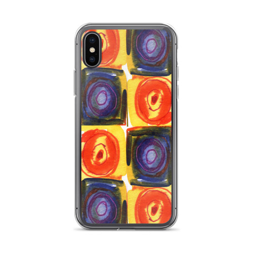 Circle in a Square Large - Cell Phone Case - Fits iPhone X and Other Sizes 5-X