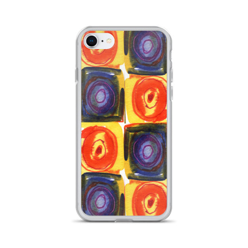 Circle in a Square Large - Cell Phone Case - Fits iPhone X and Other Sizes 5-X