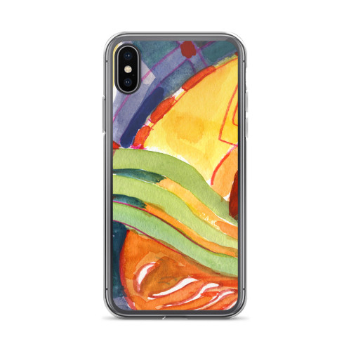 Abstraction Wave 1 - Cell Phone Case - Fits iPhone X and Other Sizes 5-X