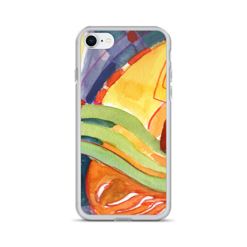 Abstraction Wave 1 - Cell Phone Case - Fits iPhone X and Other Sizes 5-X