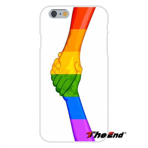 For iPhone X 4 4S 5 5S 5C SE 6 6S 7 8 Plus Galaxy Grand Core Prime Alpha Gay Lesbian LGBT Rainbow Pride ART Silicone Phone Case images 6