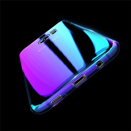Aurora Blue Light Phone Cover Cases for Samsung Galaxy S6, S7, and S8  Edge.
