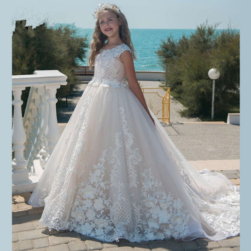 Flower Girl Dresses Luxurious Sleeveless