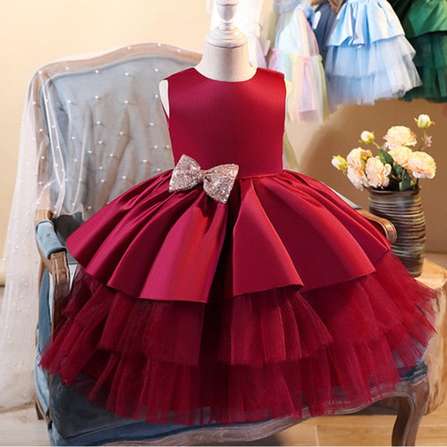 Infantil Flower Dress For Girls