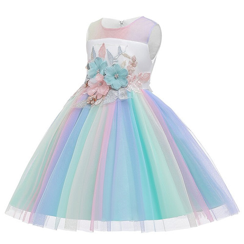 Children Princess Party Kids Dresses  1-12 YRS