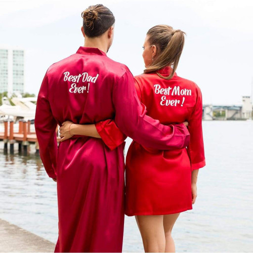 Satin His and Hers Personalized Robes Set