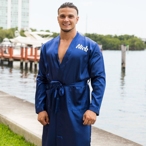 Groom Personalized Satin Robes