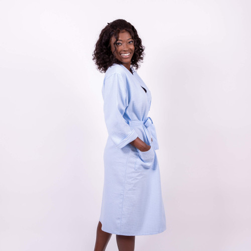 Cotton Waffle Long Bridal Robes