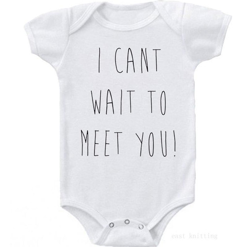 I Can'T Wait To Meet You Onesie
