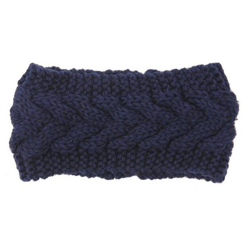 Woolen Crochet Knitted Turban Headband for Women