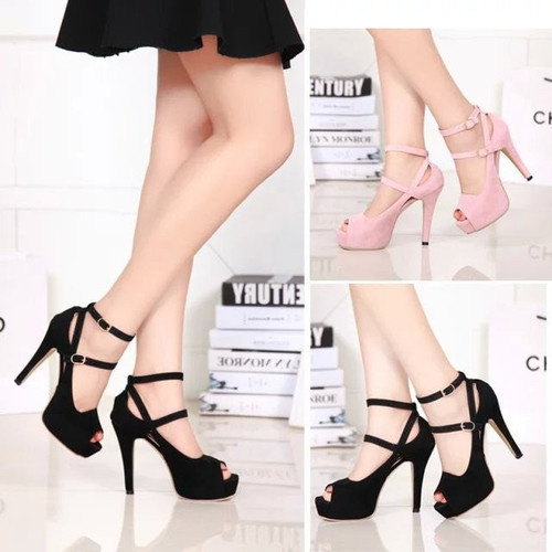 Simple Elegant Open toe High Heel