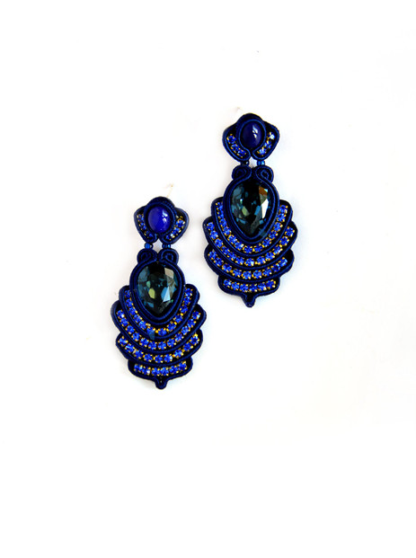 Drop Earrings with Swarovski fancy stones