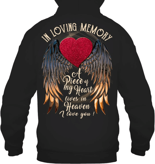 In Memory, I Miss You, Customize Nam And Date Unisex Hoodie