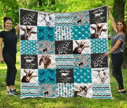 Love Goat Pattern 3D Printed Gift Quilt