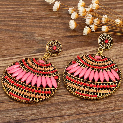 4 Colors Bohemia Hollow Earrings For Women