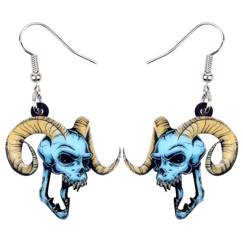 FREE OFFER Beast Devil Skull Halloween Earrings