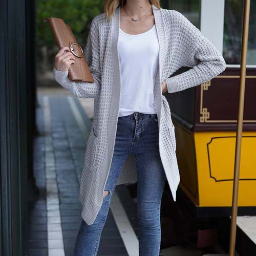 patchwork striped cardigan blouses female long sleeve batwing boho casual crochet oversized knit sweater coat female