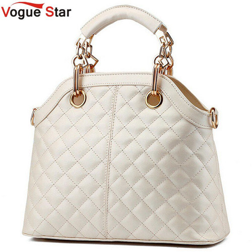 Vogue Star 2017 New Arrive Women's Shoulder Bag European Style Fashion Plaid Messenger Bags Women Leather Handbag LA137