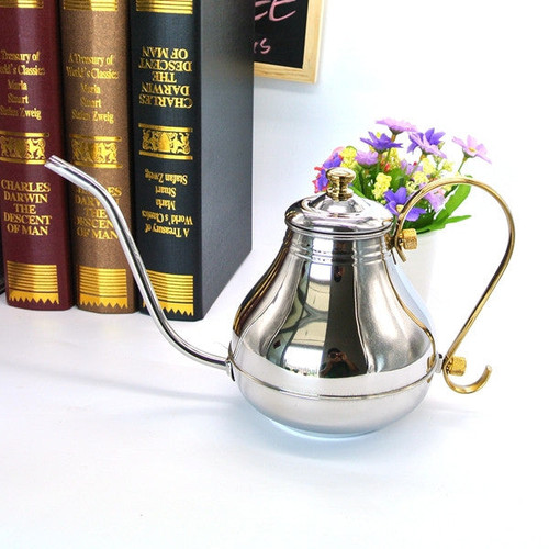 Free Shipping Espresso Coffee Pot1.5L silver royal pot stainless steel coffee pot folliculo pot